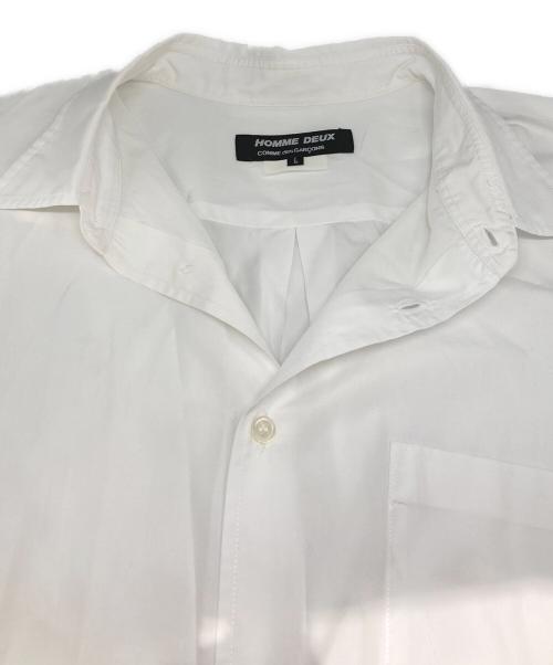 COMME des GARCONS HOMME DEUX（コムデギャルソン オム ドゥ）COMME des GARCONS HOMME DEUX (コムデギャルソン オム ドゥ) Long Sleeve Dess Shirt ホワイト サイズ:Lの古着・服飾アイテム