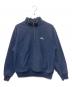 stussy（ステューシー）の古着「Stock Logo Mock Zip」｜ネイビー