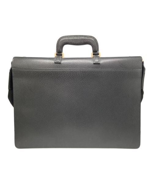 Salvatore Ferragamo（サルヴァトーレ フェラガモ）Salvatore Ferragamo (サルヴァトーレ フェラガモ) 2WAYレザーブリーフケース ブラックの古着・服飾アイテム