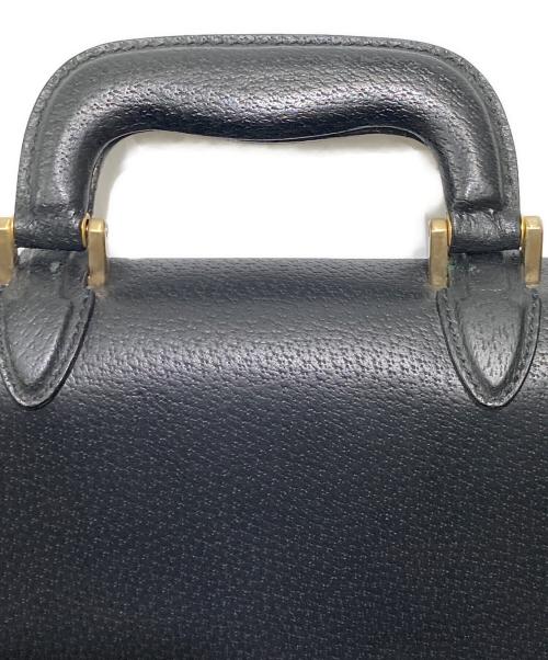Salvatore Ferragamo（サルヴァトーレ フェラガモ）Salvatore Ferragamo (サルヴァトーレ フェラガモ) 2WAYレザーブリーフケース ブラックの古着・服飾アイテム