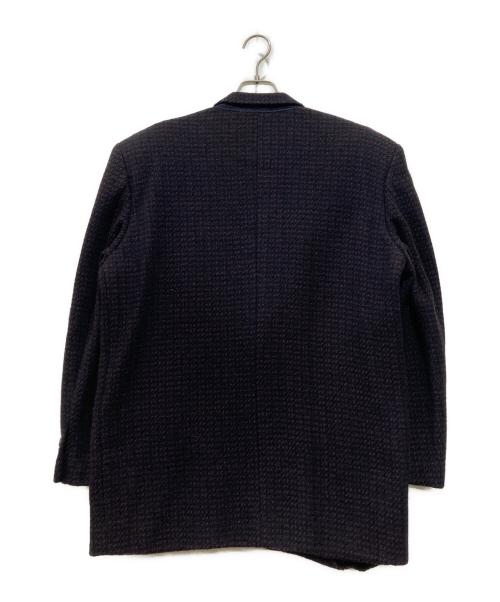 COMME des GARCONS HOMME（コムデギャルソン オム）COMME des GARCONS HOMME (コムデギャルソン オム) ウール テーラードジャケット / AD1990 パープル サイズ:Mの古着・服飾アイテム