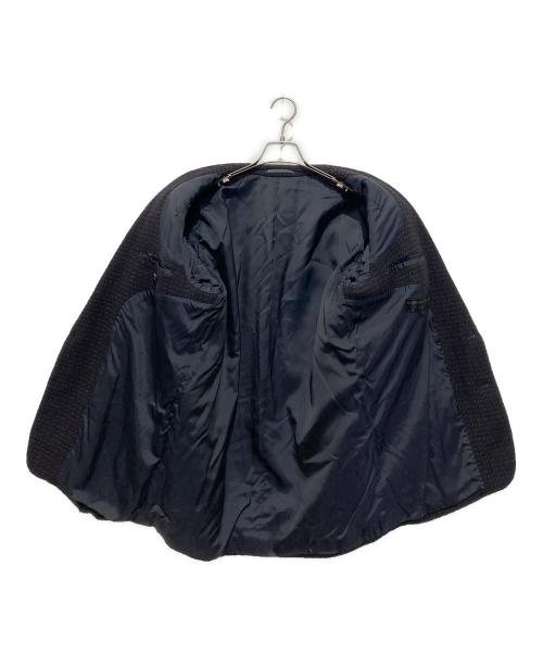 COMME des GARCONS HOMME（コムデギャルソン オム）COMME des GARCONS HOMME (コムデギャルソン オム) ウール テーラードジャケット / AD1990 パープル サイズ:Mの古着・服飾アイテム