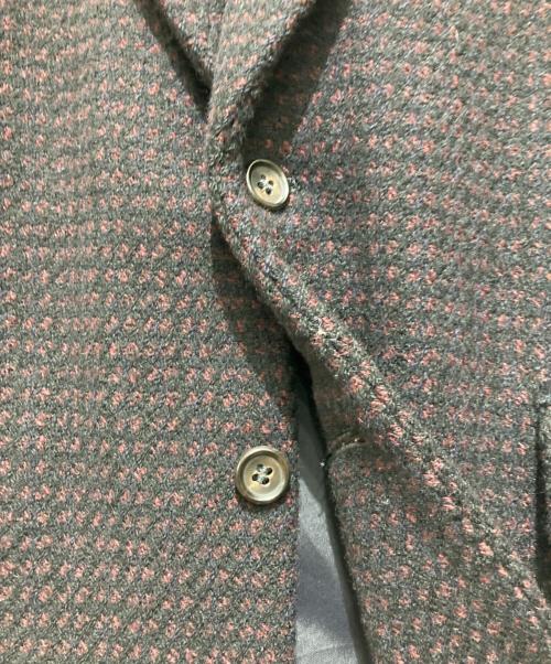 COMME des GARCONS HOMME（コムデギャルソン オム）COMME des GARCONS HOMME (コムデギャルソン オム) ウール テーラードジャケット / AD1990 パープル サイズ:Mの古着・服飾アイテム
