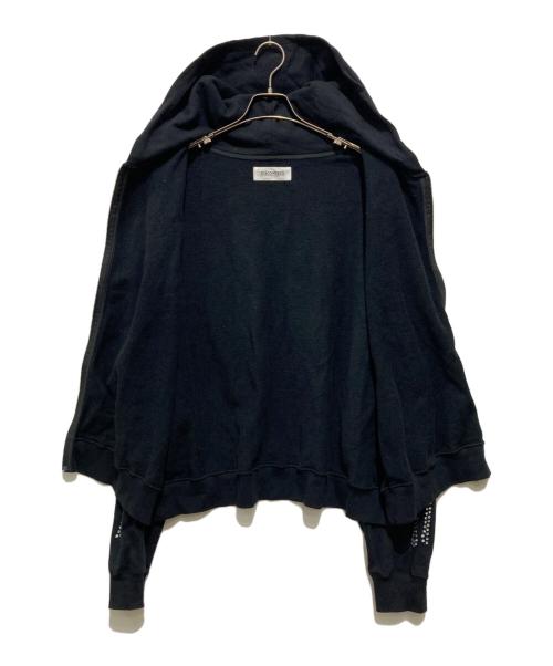 DISCOVERED（ディスカバード）DISCOVERED (ディスカバード) HOTFIX BONE&HEART PARKA / ラインストーンジップパーカー ブラック サイズ:3の古着・服飾アイテム