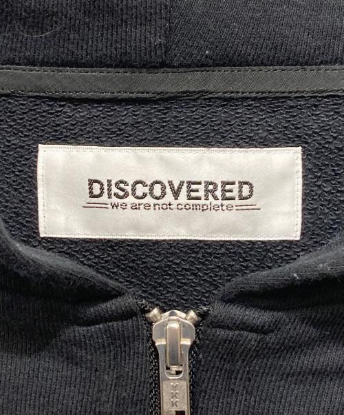 DISCOVERED（ディスカバード）DISCOVERED (ディスカバード) HOTFIX BONE&HEART PARKA / ラインストーンジップパーカー ブラック サイズ:3の古着・服飾アイテム