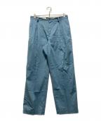 WACKO MARIA×SOLBIATIワコマリア×）の古着「DOUBLE PLEATED TROUSERS / カシミヤ混ダブルプリーツスラックス」｜スカイブルー