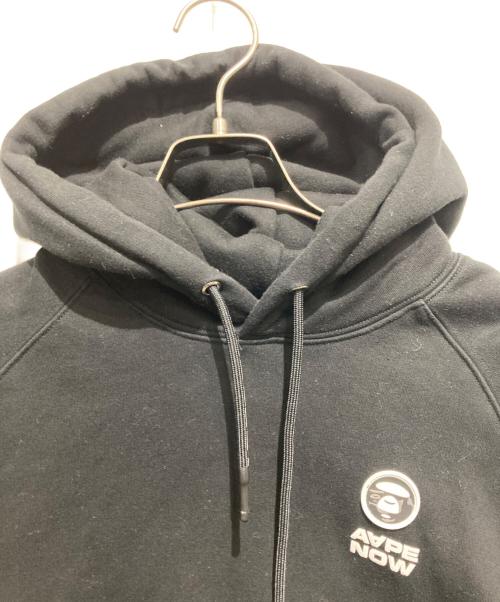 A BATHING APE（アベイシングエイプ）A BATHING APE (アベイシングエイプ) Aaper ロゴ パーカー ブラック サイズ:Ｓの古着・服飾アイテム