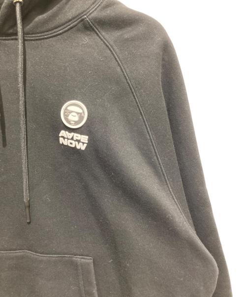 A BATHING APE（アベイシングエイプ）A BATHING APE (アベイシングエイプ) Aaper ロゴ パーカー ブラック サイズ:Ｓの古着・服飾アイテム