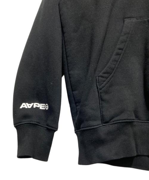 A BATHING APE（アベイシングエイプ）A BATHING APE (アベイシングエイプ) Aaper ロゴ パーカー ブラック サイズ:Ｓの古着・服飾アイテム