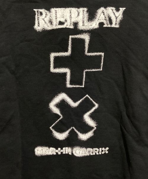 REPLAY（リプレイ）REPLAY (リプレイ) MARTIN GARRIX (マーティン・ギャリックス) ロゴパーカー ブラック サイズ:FREEの古着・服飾アイテム