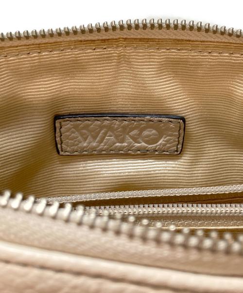 WAKO（ワコー）WAKO (ワコー) 2WAY ミニポシェット ベージュの古着・服飾アイテム