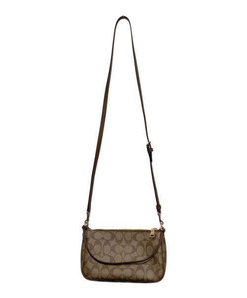 COACH（コーチ）COACH (コーチ) 2WAYショルダーバッグ ブラウンの古着・服飾アイテム