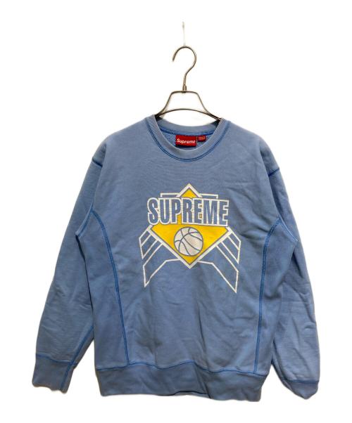 SUPREME（シュプリーム）Supreme (シュプリーム) Basketball Crewneck スカイブルー サイズ:Mの古着・服飾アイテム
