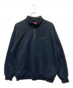 SUPREMEシュプリーム）の古着「スモール ボックス ハーフジップ プルオーバー (25SS) "ブラック" / 25SS Small Box Half Zip Pullover」｜ブラック