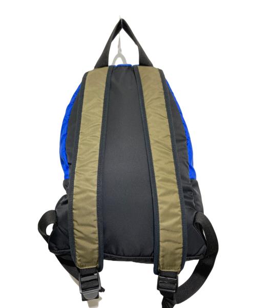 MARNI（マルニ）MARNI (マルニ) ハックニーパネル リュックサック/Hackney Panelled Backpack ブラック×カーキ サイズ:OneSizeの古着・服飾アイテム