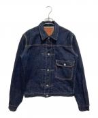 FULLCOUNTフルカウント）の古着「デニムジャケット/1st TIGHT FIT HEAVY OZ Indigo Blue」｜インディゴ