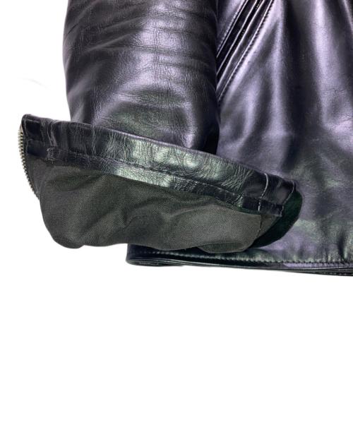 Schott（ショット）Schott (ショット) スタンド ワンスターライダースジャケット/603UST STAND ONESTAR RIDER'S JACKET ブラック サイズ:38の古着・服飾アイテム