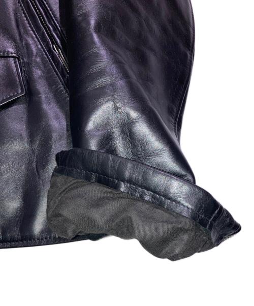 Schott（ショット）Schott (ショット) スタンド ワンスターライダースジャケット/603UST STAND ONESTAR RIDER'S JACKET ブラック サイズ:38の古着・服飾アイテム