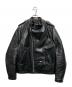 Schott（ショット）の古着「スタンド ワンスターライダースジャケット/603UST STAND ONESTAR RIDER'S JACKET」｜ブラック