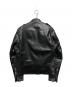 Schott (ショット) スタンド ワンスターライダースジャケット/603UST STAND ONESTAR RIDER'S JACKET ブラック サイズ:38：54000円