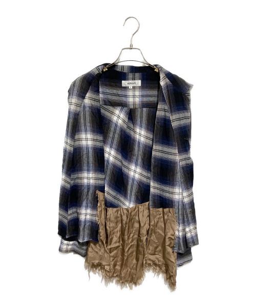 sulvam（サルバム）sulvam (サルバム) SHORT OPEN COLLAR SHIRTS ネイビー サイズ:Mの古着・服飾アイテム