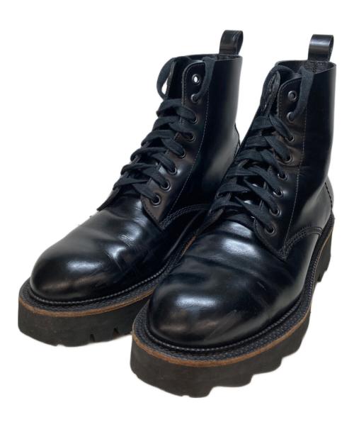 DSQUARED2（ディースクエアード）DSQUARED2 (ディースクエアード) レースアップブーツ ブラック サイズ:41の古着・服飾アイテム