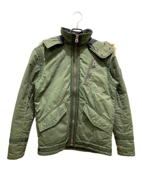DIESEL（ディーゼル）DIESEL (ディーゼル) N-2Bジャケット グリーン サイズ:Ｓの古着・服飾アイテム