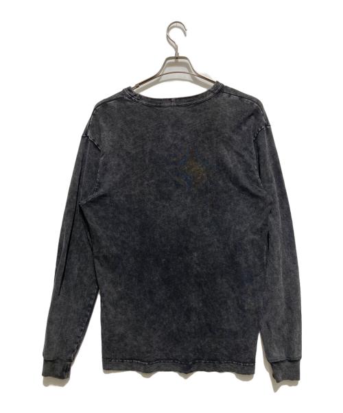 ALEXANDER WANG（アレキサンダー・ワン）ALEXANDER WANG (アレキサンダー・ワン) プリントTシャツ/ACID WASH L/S TEE グレー サイズ:Mの古着・服飾アイテム
