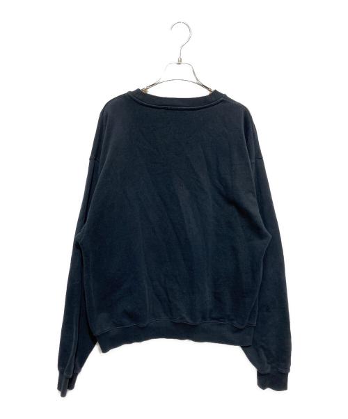Acne studios（アクネ ストゥディオズ）ACNE STUDIOS (アクネ ストゥディオズ) ルミナスロゴスウェット ブラック サイズ:XSの古着・服飾アイテム