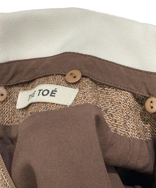 THE TOE（ザ・トゥー）THE TOE (ザ・トゥー) レオポルドツイードドレス/Leopold Tweed Dress ブラウン サイズ:Sの古着・服飾アイテム