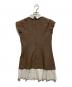 THE TOE (ザ・トゥー) レオポルドツイードドレス/Leopold Tweed Dress ブラウン サイズ:S：18000円
