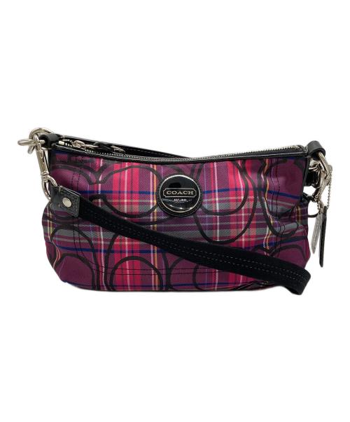 COACH（コーチ）COACH (コーチ) 2WAYショルダーバッグ ピンクの古着・服飾アイテム