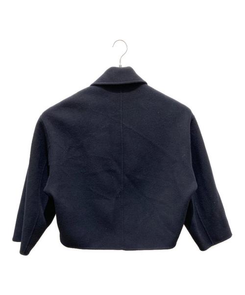 anuans（アニュアンス）anuans (アニュアンス) リバーウールショートコート ネイビー サイズ:FREEの古着・服飾アイテム