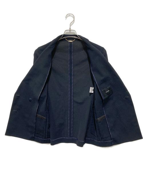 allureville（アルアバイル）allureville (アルアバイル) レノクロスダブルブレストジャケット ネイビー サイズ:2の古着・服飾アイテム