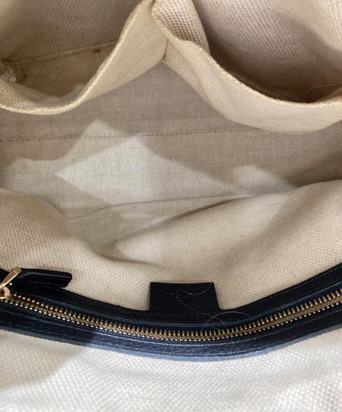 GUCCI（グッチ）GUCCI (グッチ) ソーホー2WAYハンドバッグ ブラックの古着・服飾アイテム