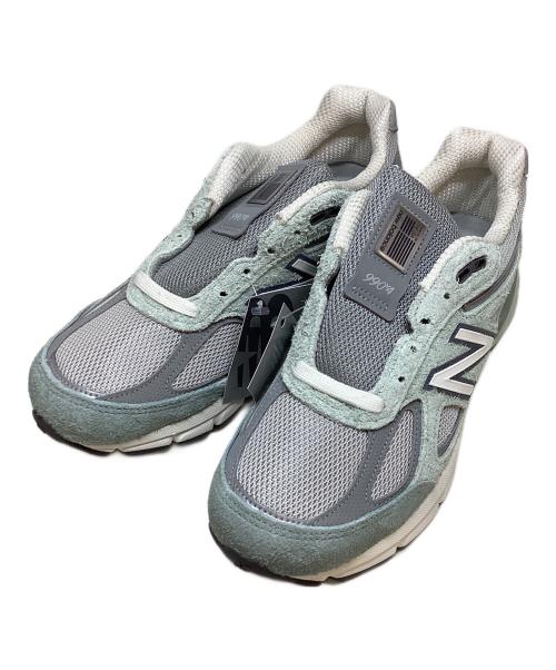 NEW BALANCE（ニューバランス）NEW BALANCE (ニューバランス) The Whitaker Group (ザ・ウィテカー・グループ) 990v4 Willful Bias ミントグリーン サイズ:US06 未使用品の古着・服飾アイテム