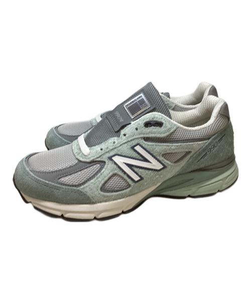 NEW BALANCE（ニューバランス）NEW BALANCE (ニューバランス) The Whitaker Group (ザ・ウィテカー・グループ) 990v4 Willful Bias ミントグリーン サイズ:US06 未使用品の古着・服飾アイテム