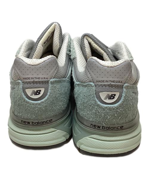 NEW BALANCE（ニューバランス）NEW BALANCE (ニューバランス) The Whitaker Group (ザ・ウィテカー・グループ) 990v4 Willful Bias ミントグリーン サイズ:US06 未使用品の古着・服飾アイテム
