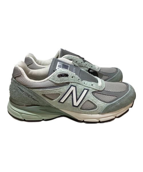 NEW BALANCE（ニューバランス）NEW BALANCE (ニューバランス) The Whitaker Group (ザ・ウィテカー・グループ) 990v4 Willful Bias ミントグリーン サイズ:US06 未使用品の古着・服飾アイテム