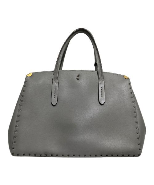 COACH（コーチ）COACH (コーチ) Cooper Carryall With Rivets グレーの古着・服飾アイテム