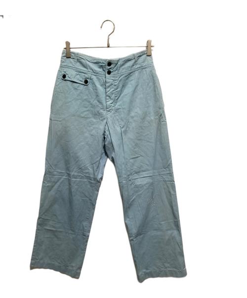 DRIES VAN NOTEN（ドリスヴァンノッテン）DRIES VAN NOTEN (ドリスヴァンノッテン) ワークパンツ スカイブルー サイズ:48の古着・服飾アイテム