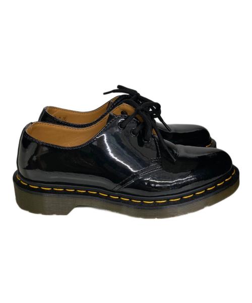 Dr.Martens（ドクターマーチン）Dr.Martens (ドクターマーチン) エナメル3ホールシューズ ブラック サイズ:UK3の古着・服飾アイテム
