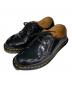 Dr.Martens（ドクターマーチン）の古着「エナメル3ホールシューズ」｜ブラック