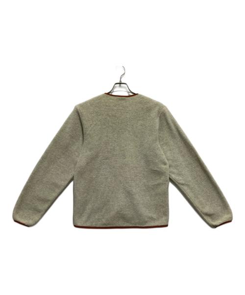 Patagonia（パタゴニア）Patagonia (パタゴニア) フリースジャケットシンチラカーディガン アイボリー×ブラウン サイズ:Sの古着・服飾アイテム
