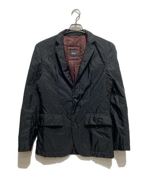 BOSS HUGO BOSS（ボス ヒューゴボス）BOSS HUGO BOSS (ボス ヒューゴボス) キルティングテーラードジャケット ブラック サイズ:2の古着・服飾アイテム