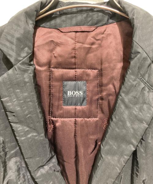 BOSS HUGO BOSS（ボス ヒューゴボス）BOSS HUGO BOSS (ボス ヒューゴボス) キルティングテーラードジャケット ブラック サイズ:2の古着・服飾アイテム