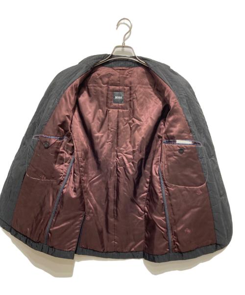 BOSS HUGO BOSS（ボス ヒューゴボス）BOSS HUGO BOSS (ボス ヒューゴボス) キルティングテーラードジャケット ブラック サイズ:2の古着・服飾アイテム