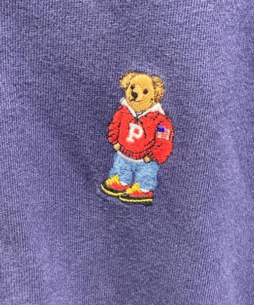 POLO RALPH LAUREN（ポロ・ラルフローレン）POLO RALPH LAUREN (ポロ・ラルフローレン) ポロベア刺繍プルオーバーパーカー ネイビー サイズ:Lの古着・服飾アイテム