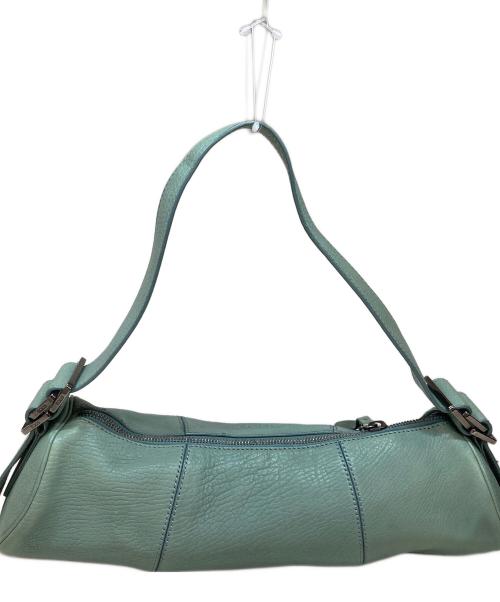 TOD'S（トッズ）TOD'S (トッズ) イーストウエスト ワンショルダーバッグ グリーンの古着・服飾アイテム