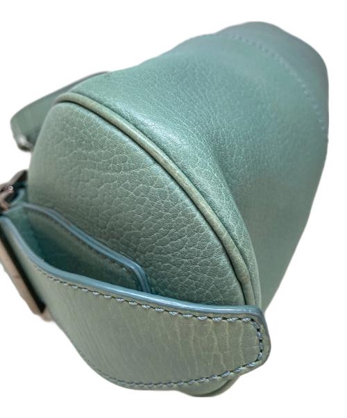 TOD'S（トッズ）TOD'S (トッズ) イーストウエスト ワンショルダーバッグ グリーンの古着・服飾アイテム